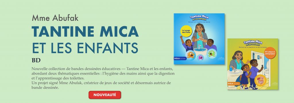 Bannière tata mica et les enfants
